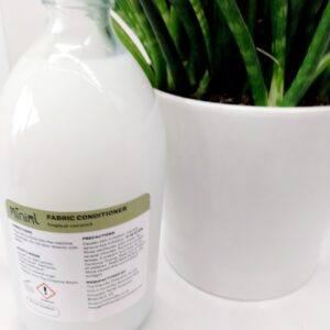Miniml Refills Fabric Conditioner in glass reusable bottle 500ml with aluminium lid