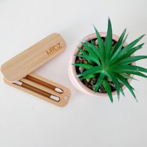 reusable silicone q tips with magnetic case