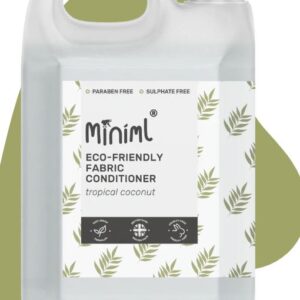 miniml refills fabric conditioner tropical coconut 5 litre container