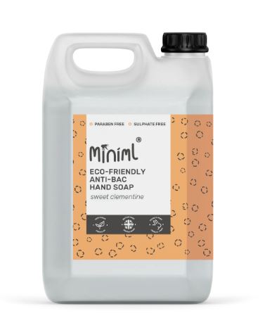 Miniml Refills Hand Soap Sweet Clementine 5L miniml refills hand soap sweet clementine 5 litre