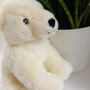 Polar Bear Soft Toy - made from recycled bottles
