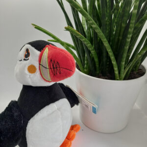 Puffin Soft Toy - made from recycled bottles
