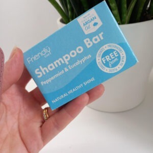Friendly Soap Shampoo Bar Peppermint and Eucalyptus 95g