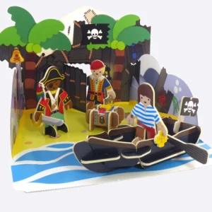 Playpress PopOut Pirate Island Playset
