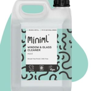miniml refills window and glass cleaner 5 litre container