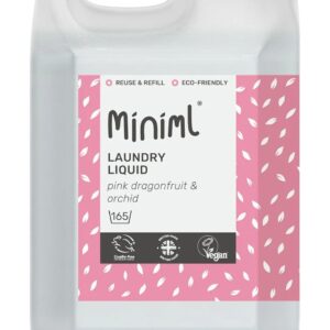 miniml refills 5 litre container laundry liquid pink dragonfruit and orchid