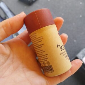 Kutis Natural Vegan Deodorant Cedarwood and Rose 55g - grease mark